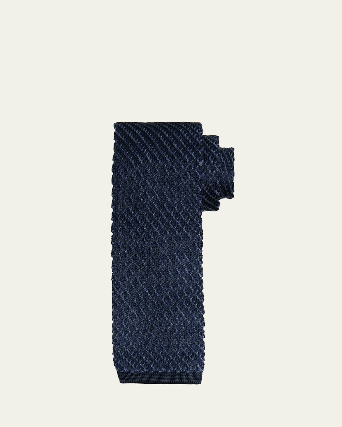 Men's Cashmere Blend Tricot Stripe Tie
