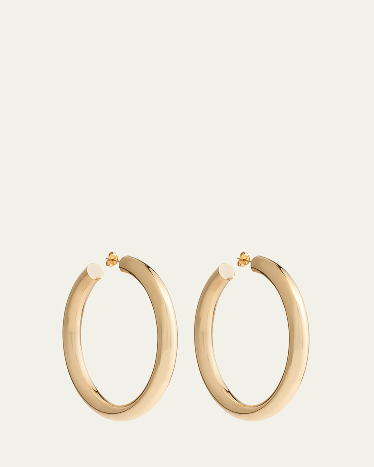18K Yellow Gold Large Barbarella Hoop Earrings