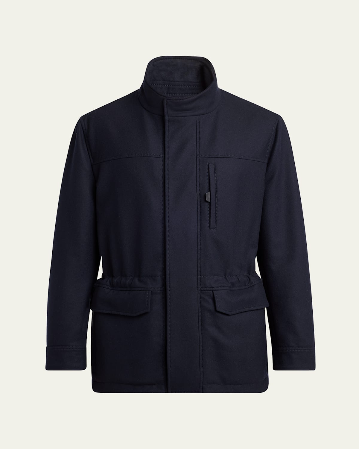 Brioni Men's Cashmere Water-repellent Field Jacket In Blue