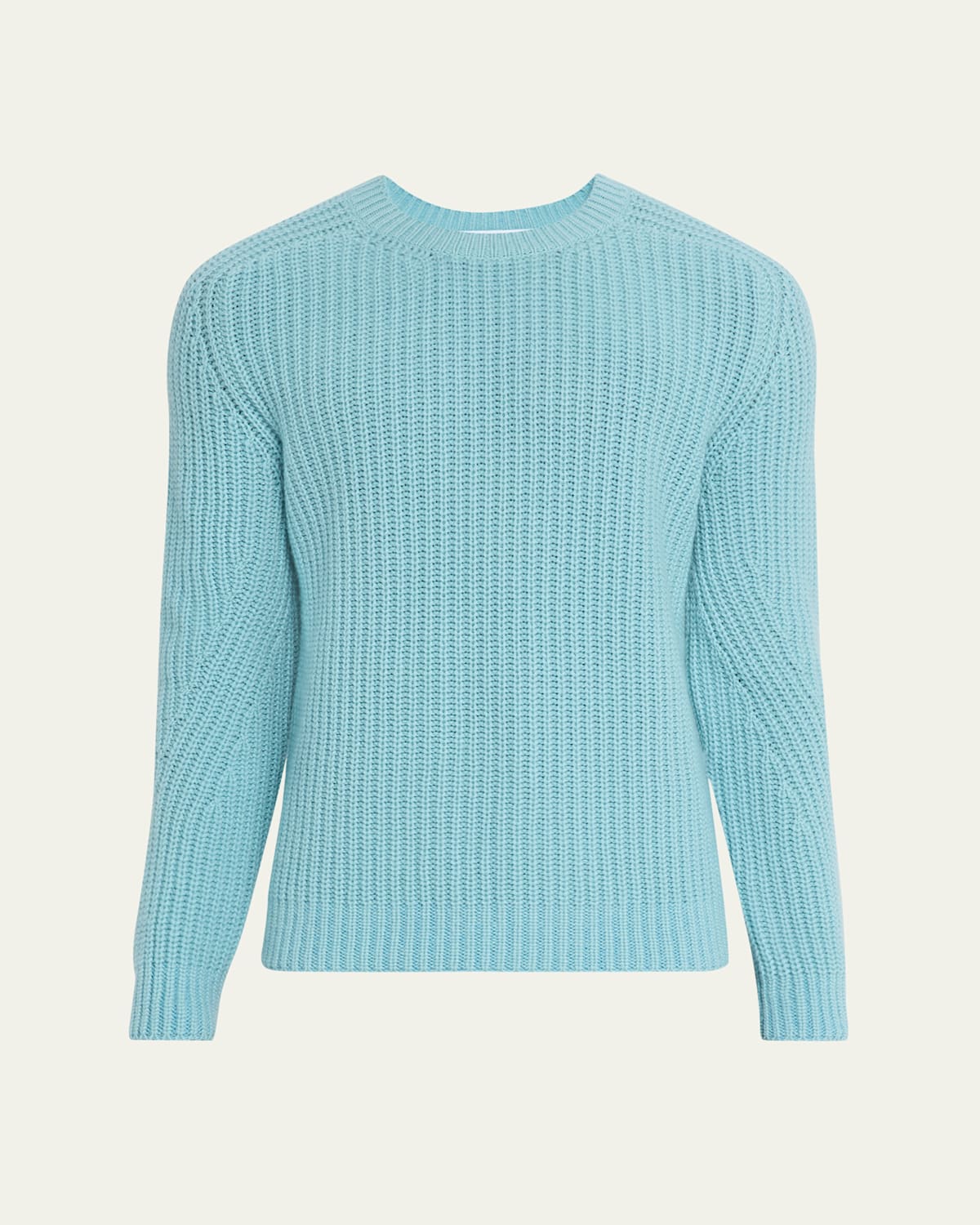 Men's Arlington Stonewashed Cashmere Rib Crewneck Sweater