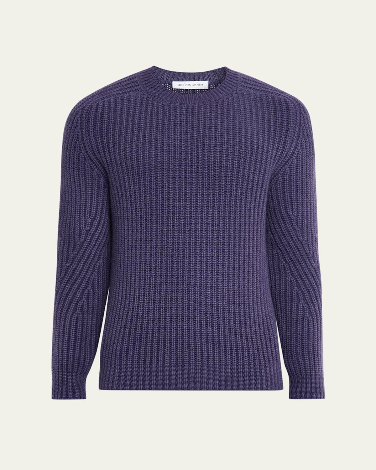 Men's Arlington Stonewashed Cashmere Rib Crewneck Sweater