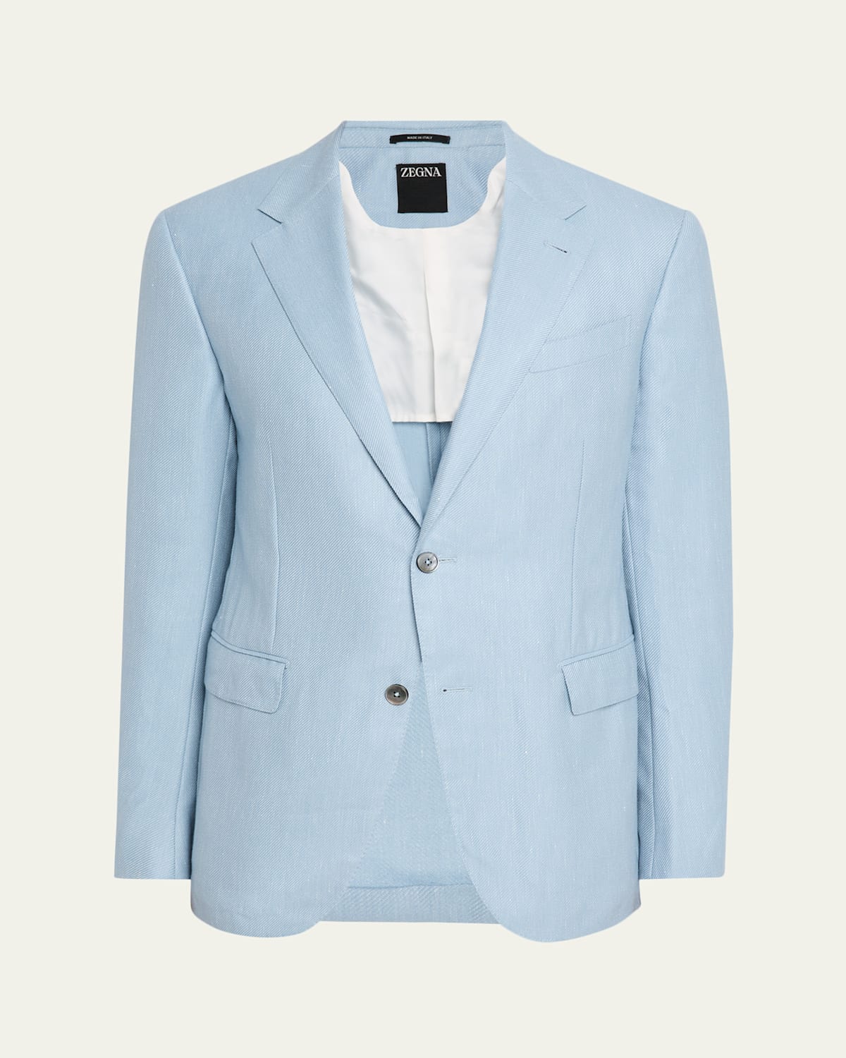 Men's Cashmere, Silk and Linen Twill Sport Coat