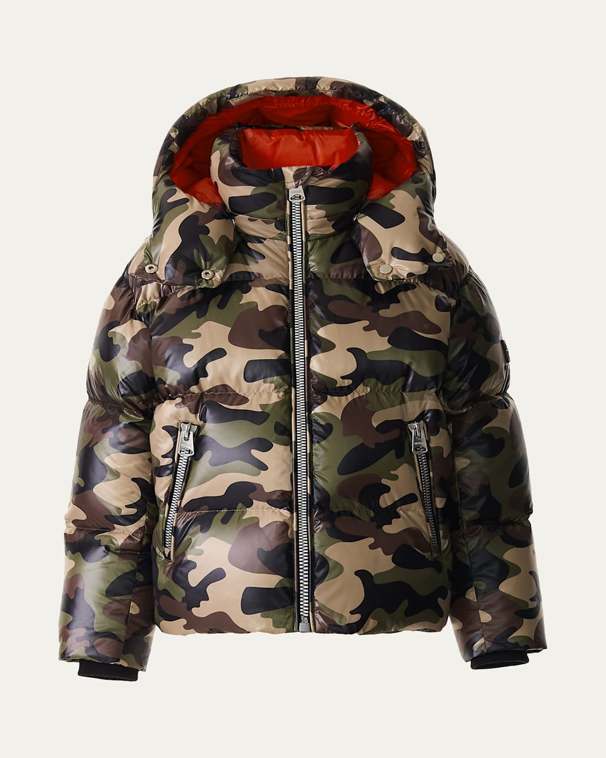 Mackage Kid's Jesse Camo Nano Down Jacket In Multi