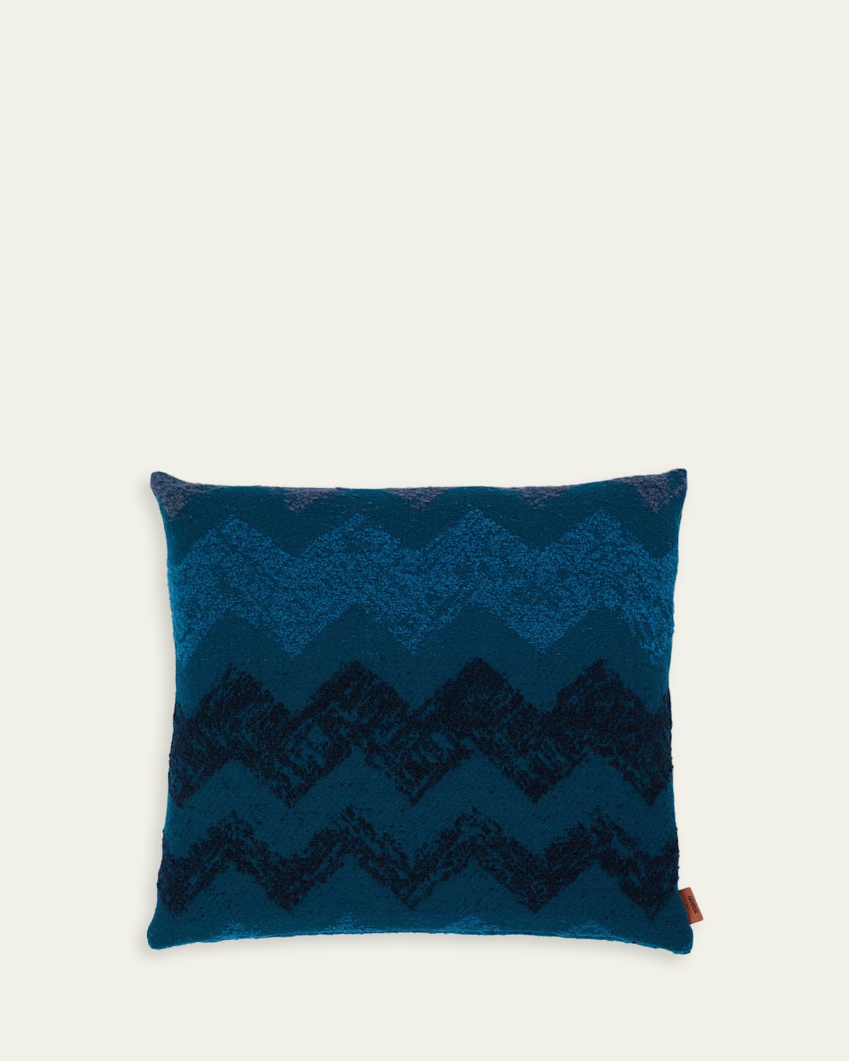 Missoni Gessetti Wool-blend Cushion, 16" Square In Blue