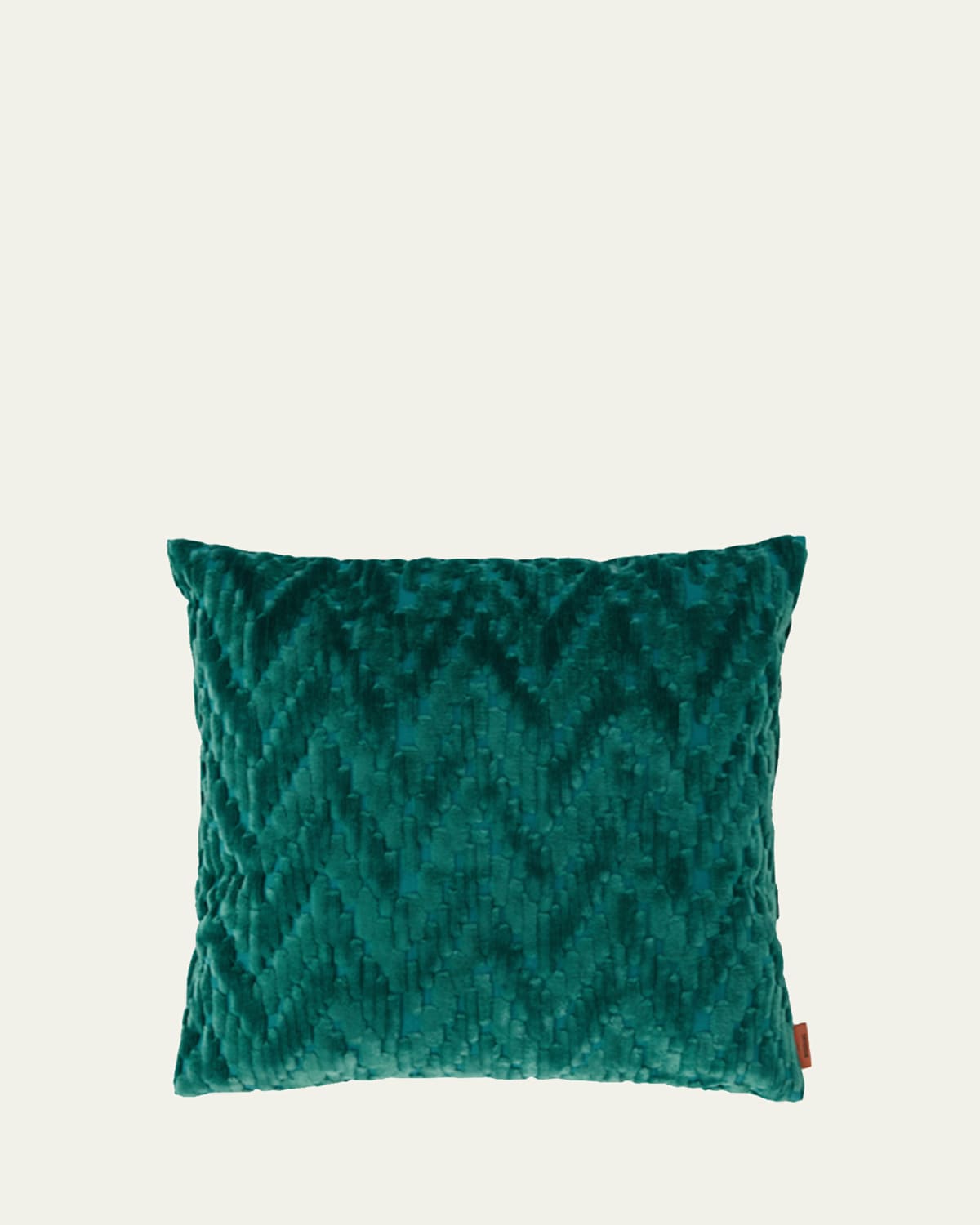 Missoni Fossile Embossed Chevron Cushion, 16" Square