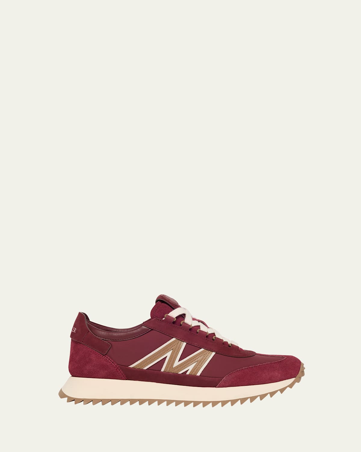 Moncler Pacey2 Suede And Nubuck Low-top Sneakers In Black