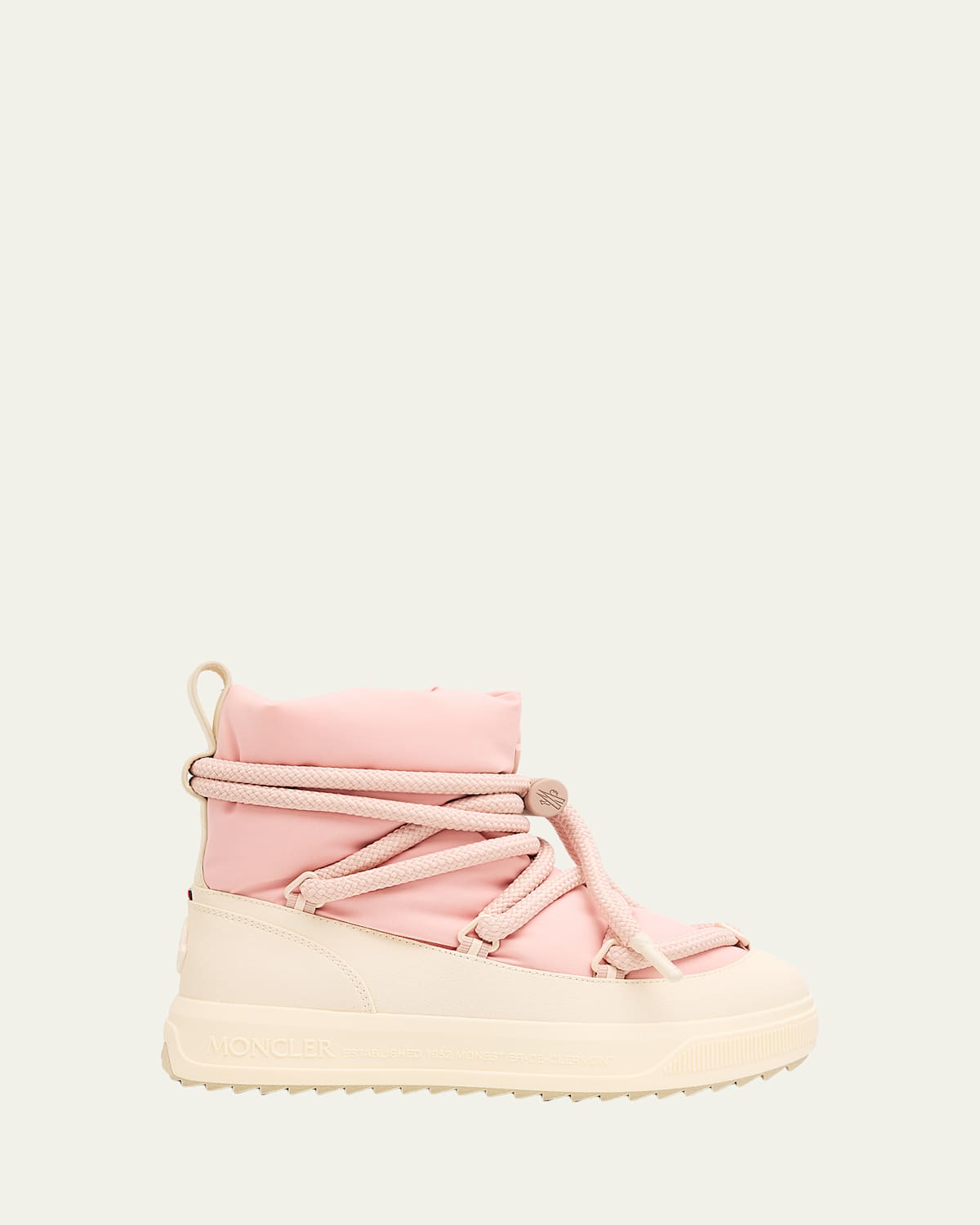 Moncler Altive Mid Snow Boots In Pink