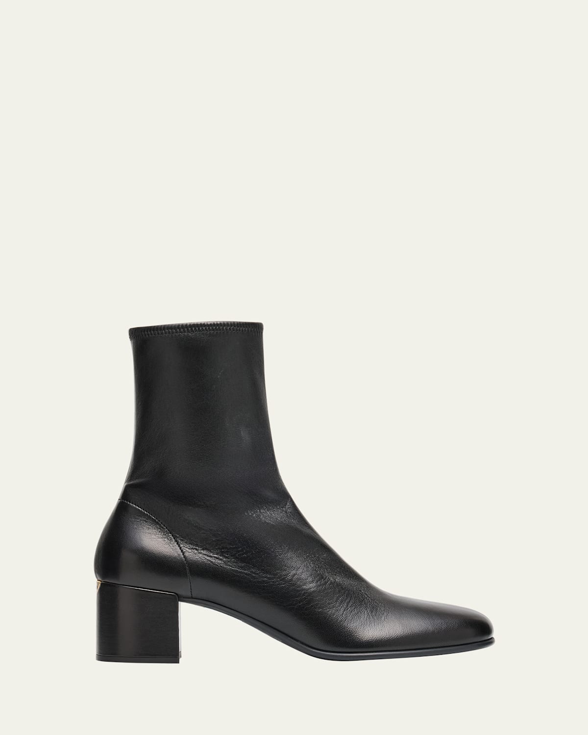 Prada 55mm Nappa Leather Ankle Boots In Black