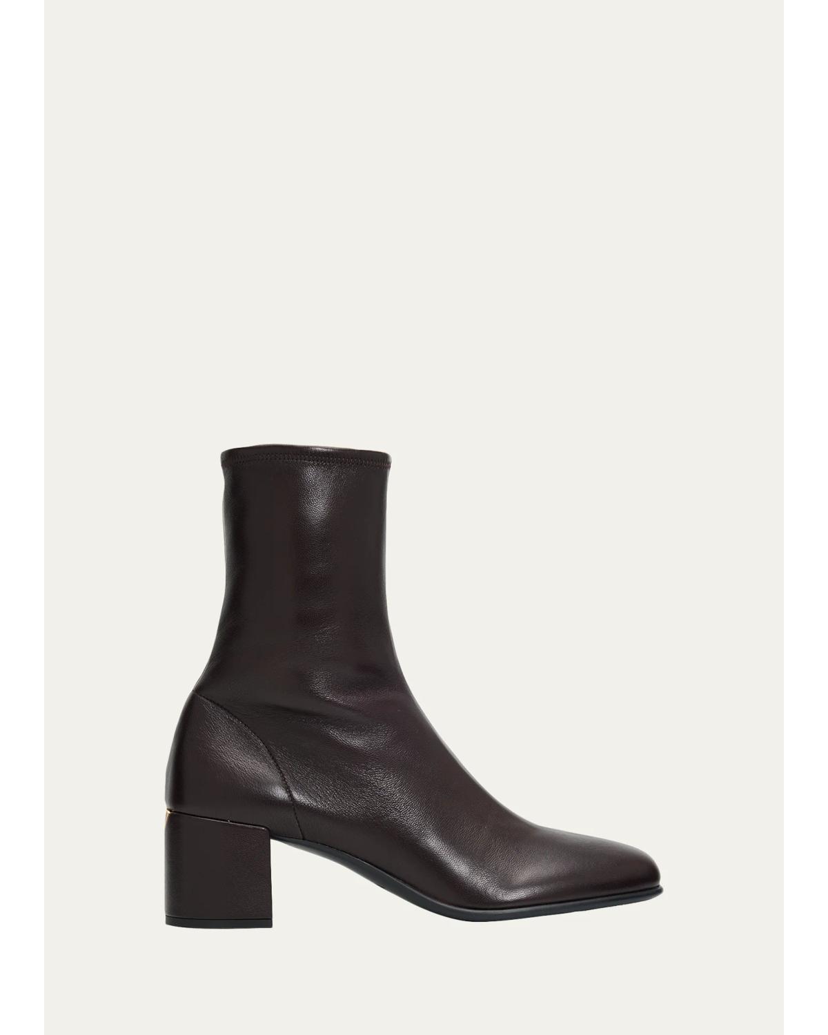 55Mm Nappa Ankle Boots