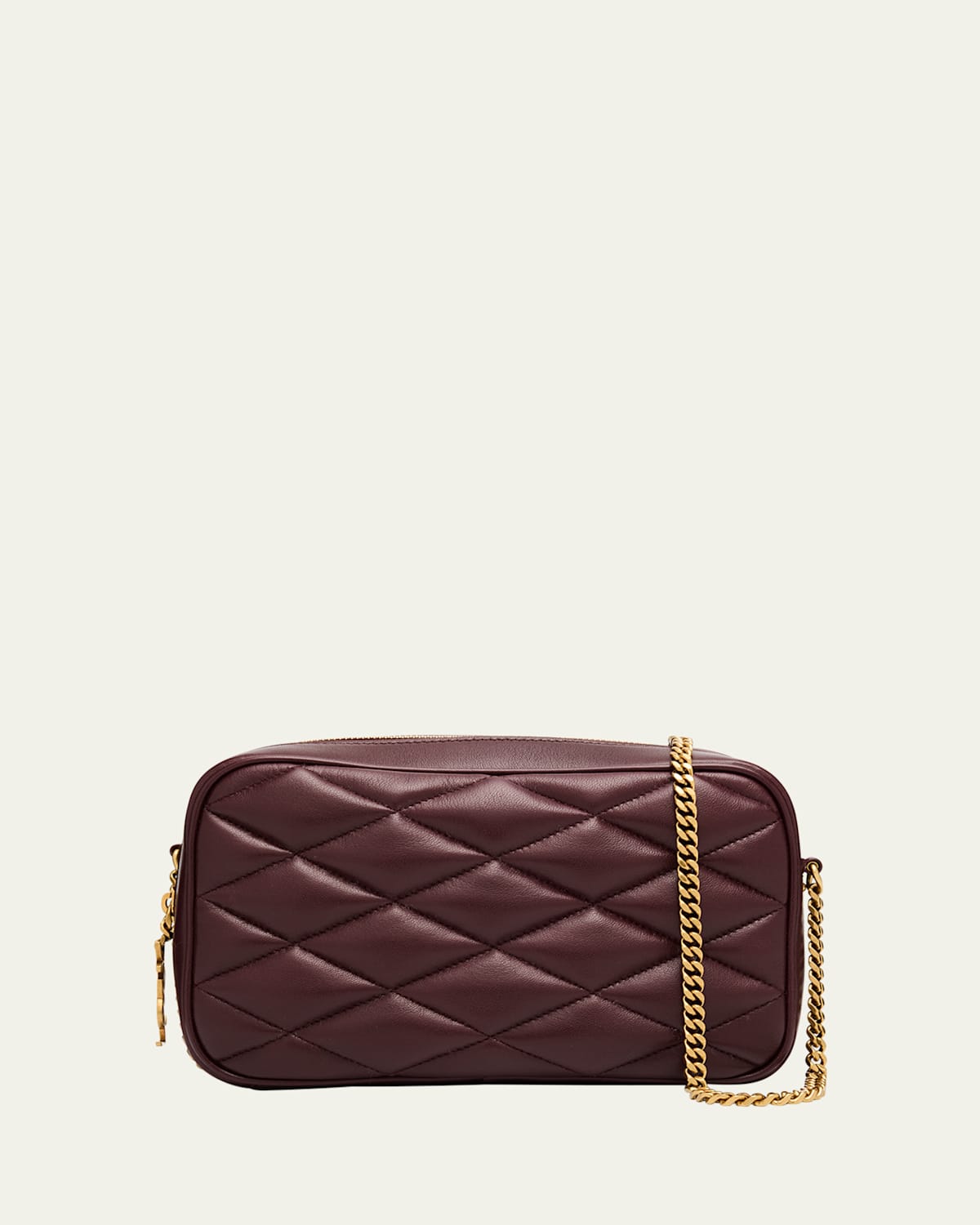 Saint Laurent Mini Camera Bag In Quilted Leather