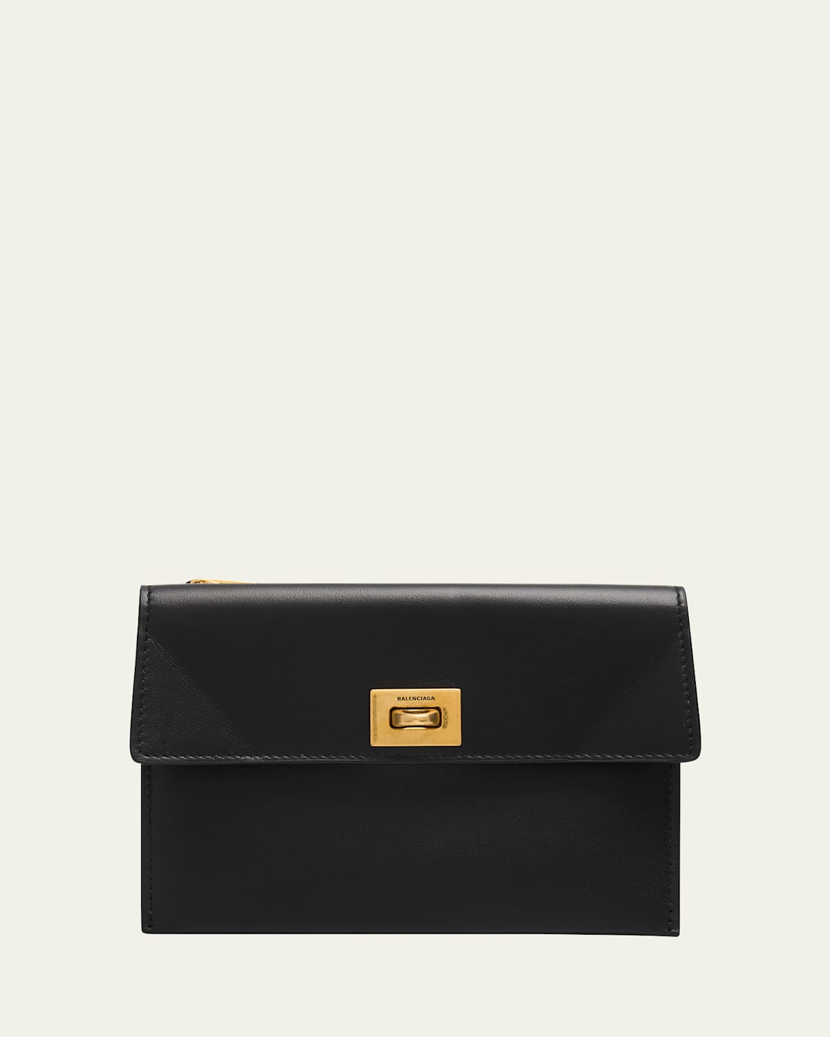 Balenciaga Rodeo Smooth Leather Clutch Bag