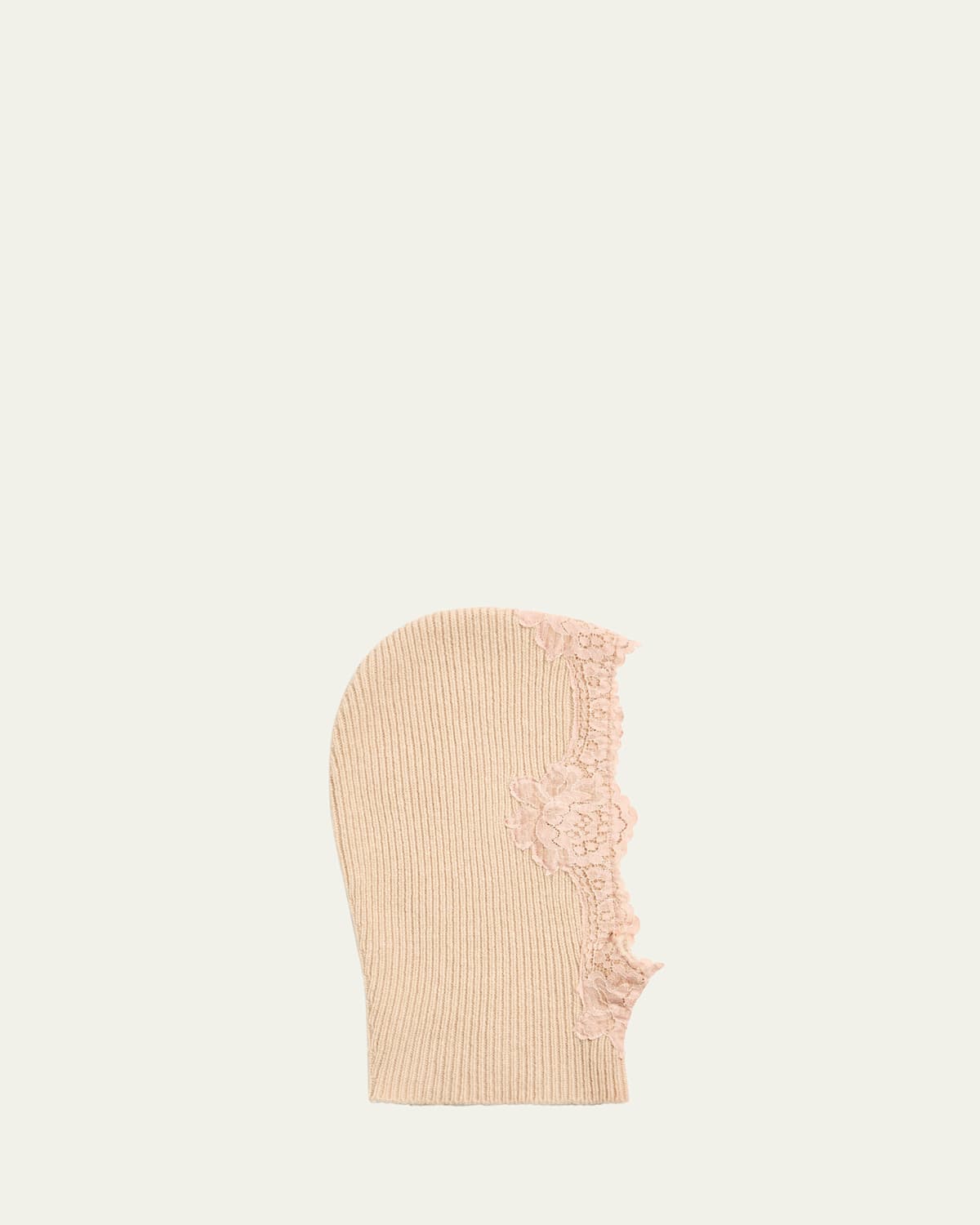 Valentino Garavani Vlogo Signature Cashmere & Lace Hood