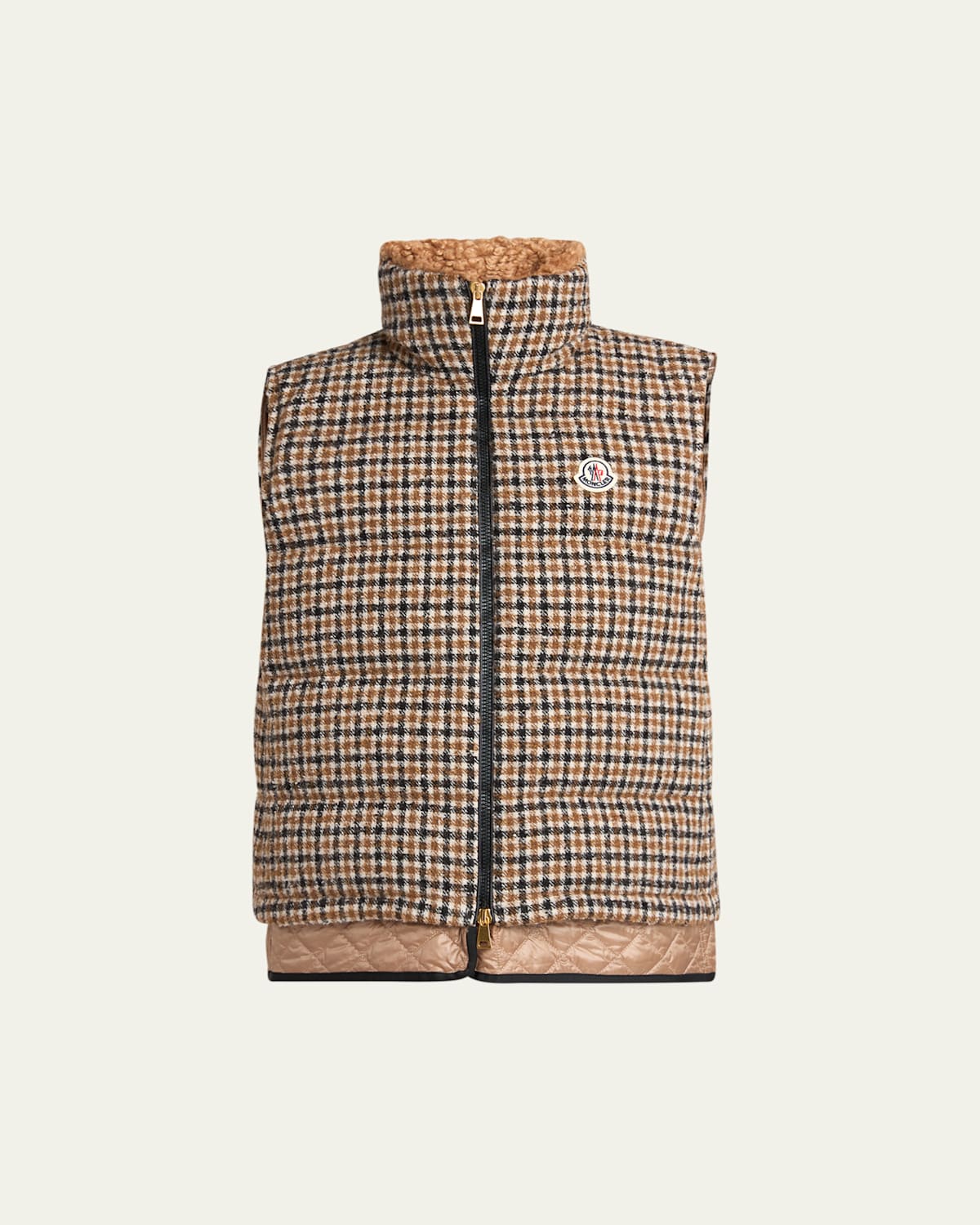 Moncler Doudoune Sans Manches 3-en-1 En Laine Mélangée Touvet In Gray
