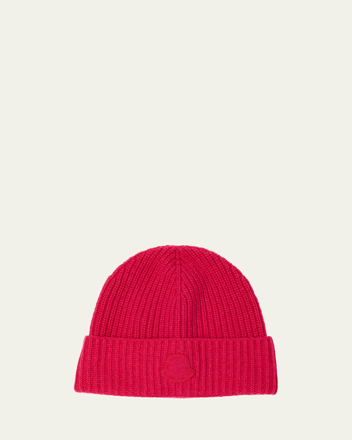 Moncler Cashmere Beanie In Red