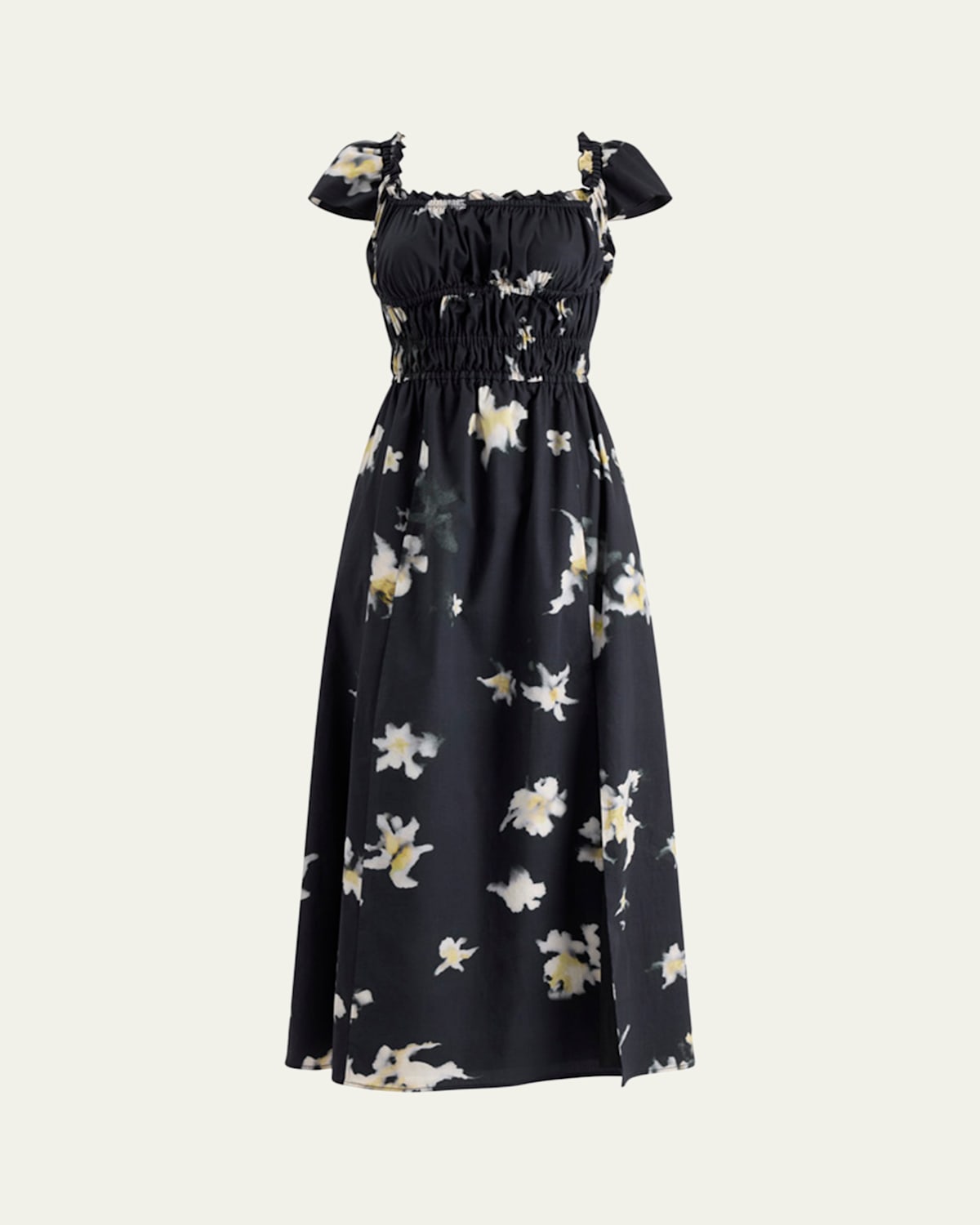 Lily Floral Smocked Midi Dress