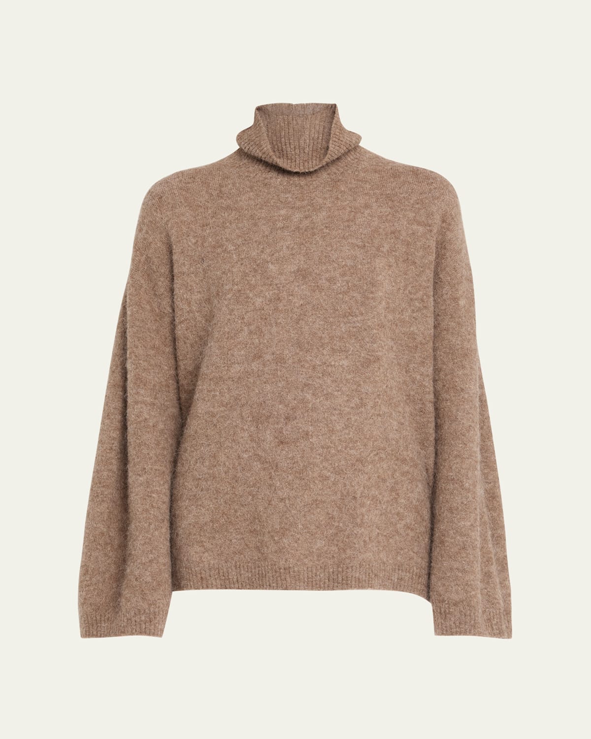 Sea Mallory Combo Turtleneck Sweater In Brown