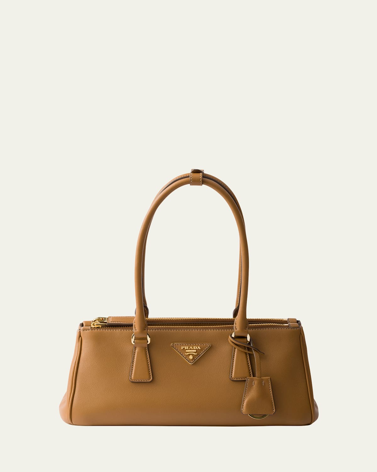 Prada Womens Brown Galleria Medium Leather Top-handle Bag In Brown