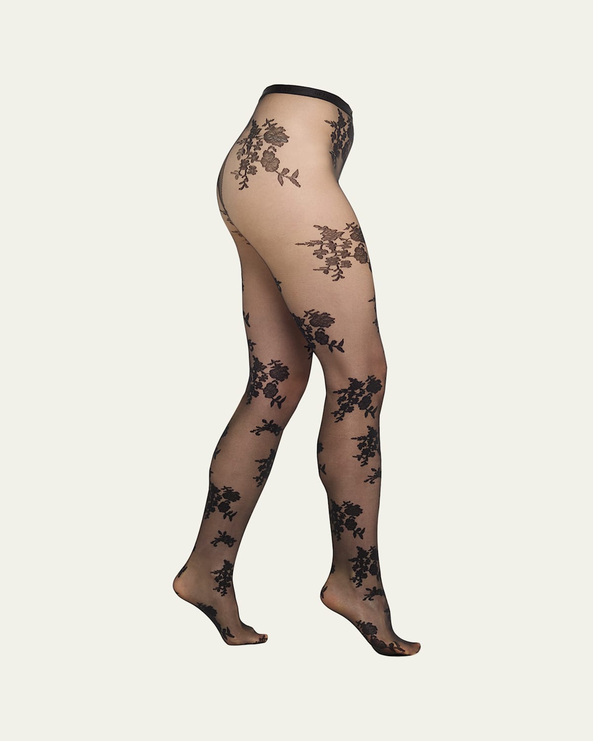 Valentino Garavani Floral Lace Tights