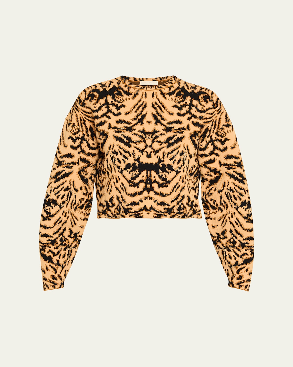 Ulla Johnson Cade Printed Jacquard Knit Pullover