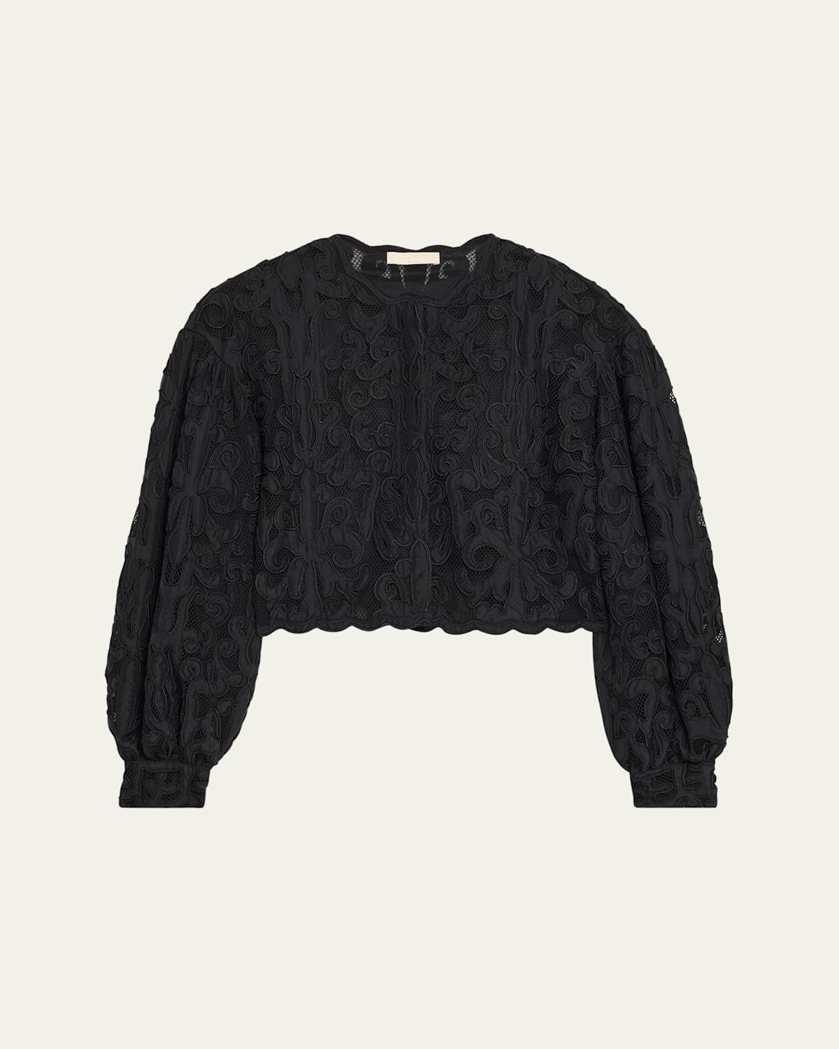 Ulla Johnson Coletta Appliqué Jacket In Blue