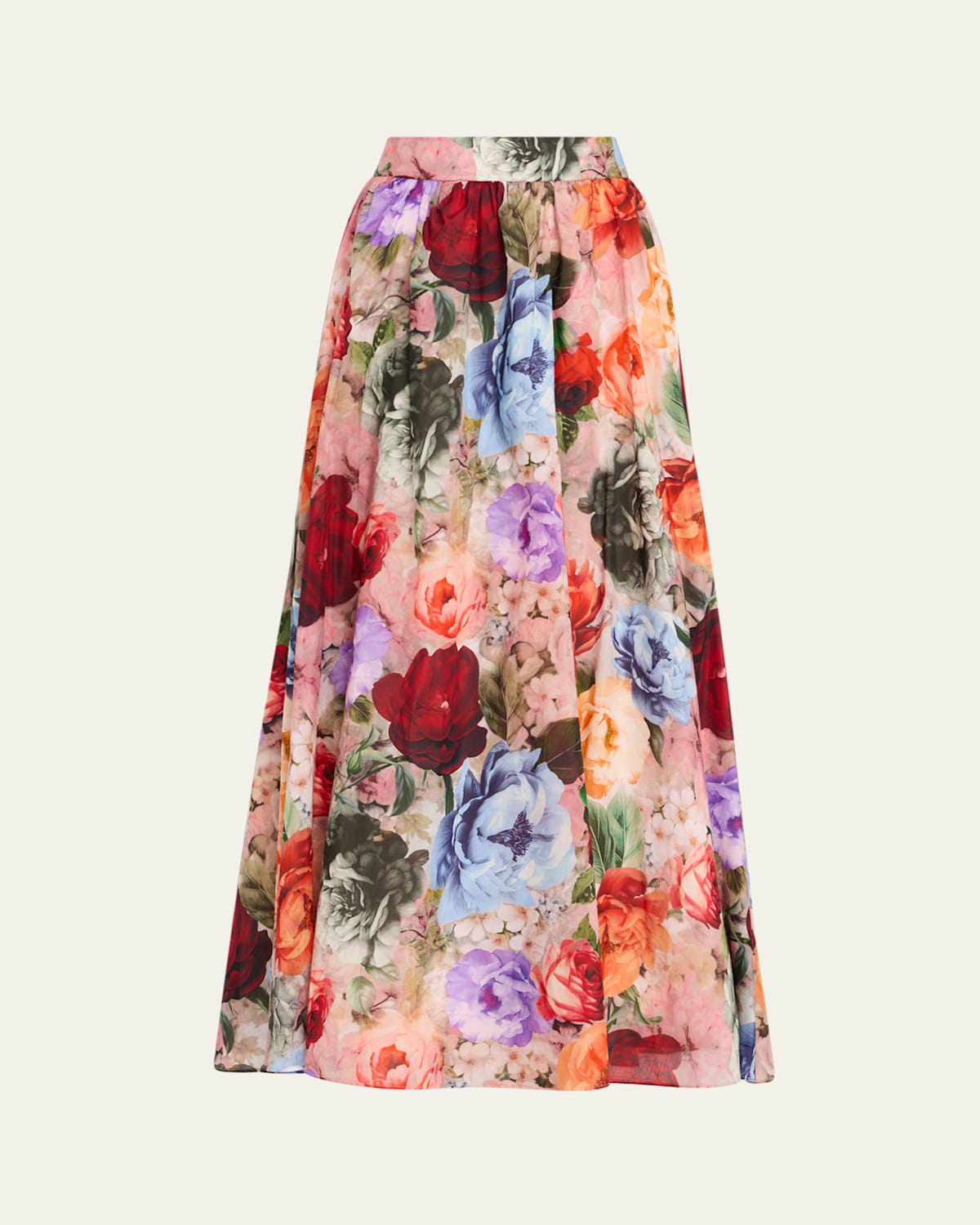Alice And Olivia Nilda Floral Maxi Skirt In Multi
