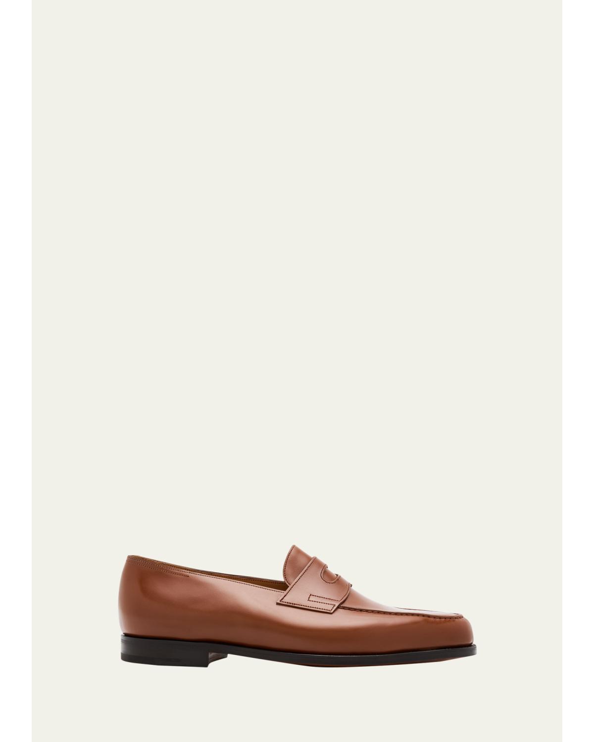 Men'S Lopez Leather-Sole Penny Loafers