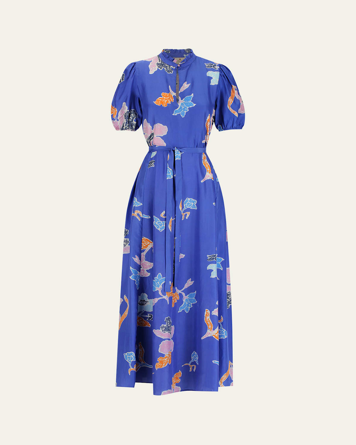 Oceanus Silk Maxi Dress