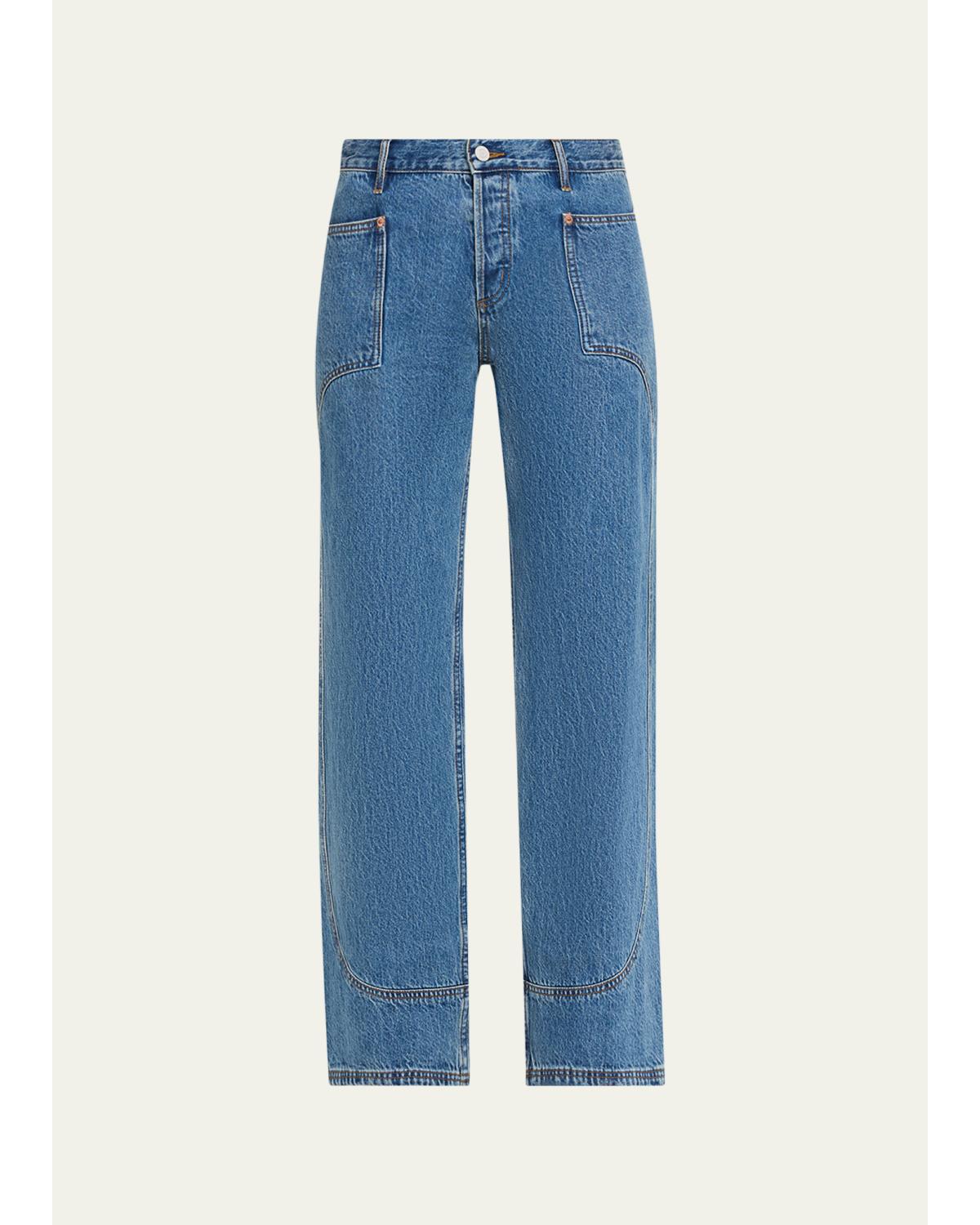 Supply Straight-Leg Utility Jeans