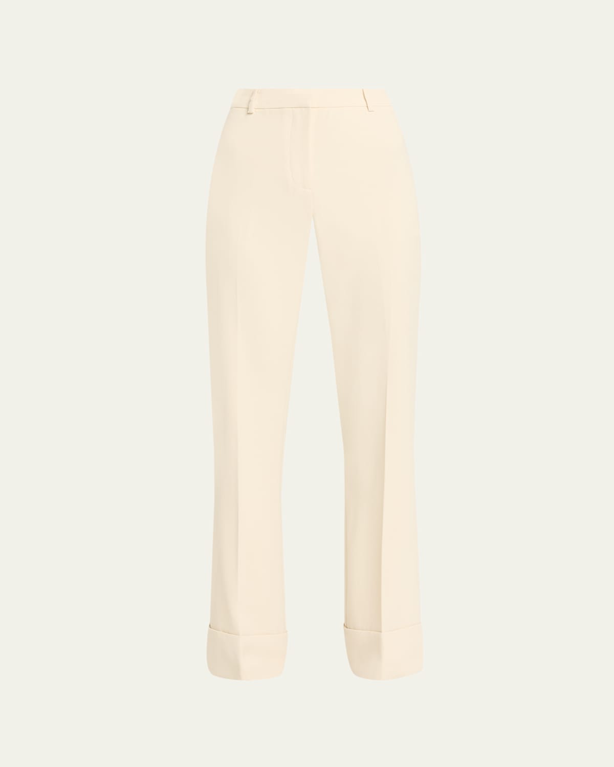 Kobi Halperin Emily Mid-rise Flare-leg Pants In White
