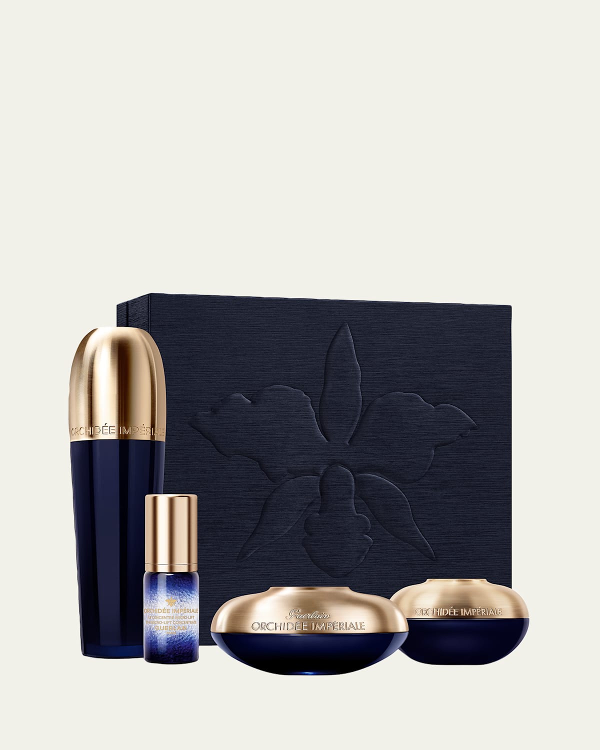 Guerlain Orchidee Imperiale 4-piece Travel Skincare Set ($1,455 Value) In Transparent