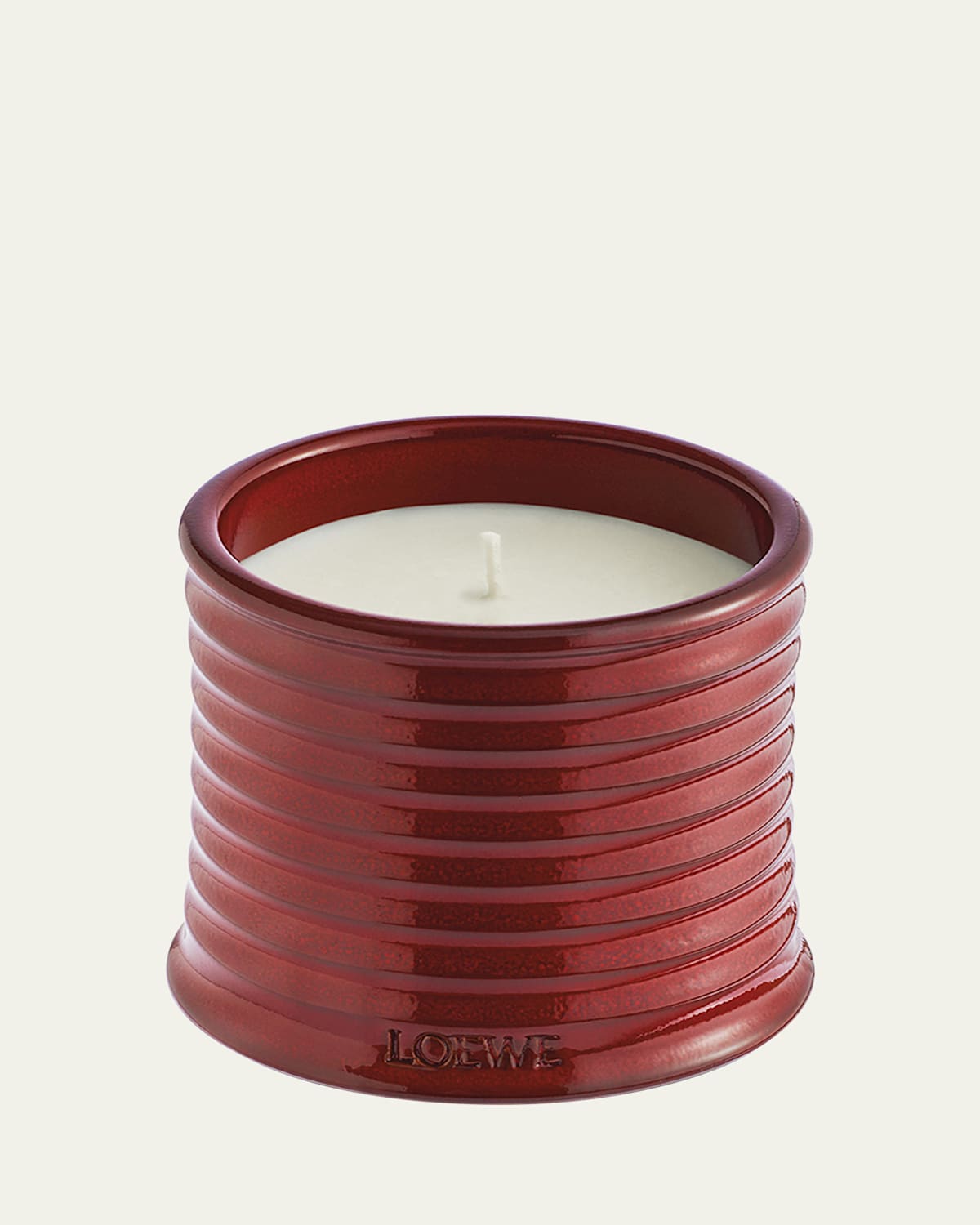 Loewe Sweet Almond Midi Scented Candle In Red