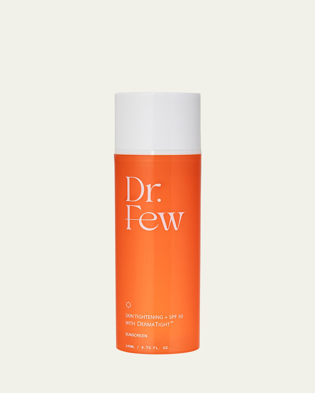 Dr. Few Skin Tightening Sunscreen + Spf 30, 4.73 Oz. In Orange