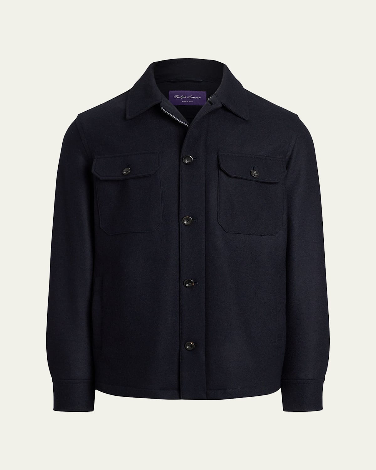 Ralph Lauren Purple Label Men 's Cashmere Blend Felton Overshirt