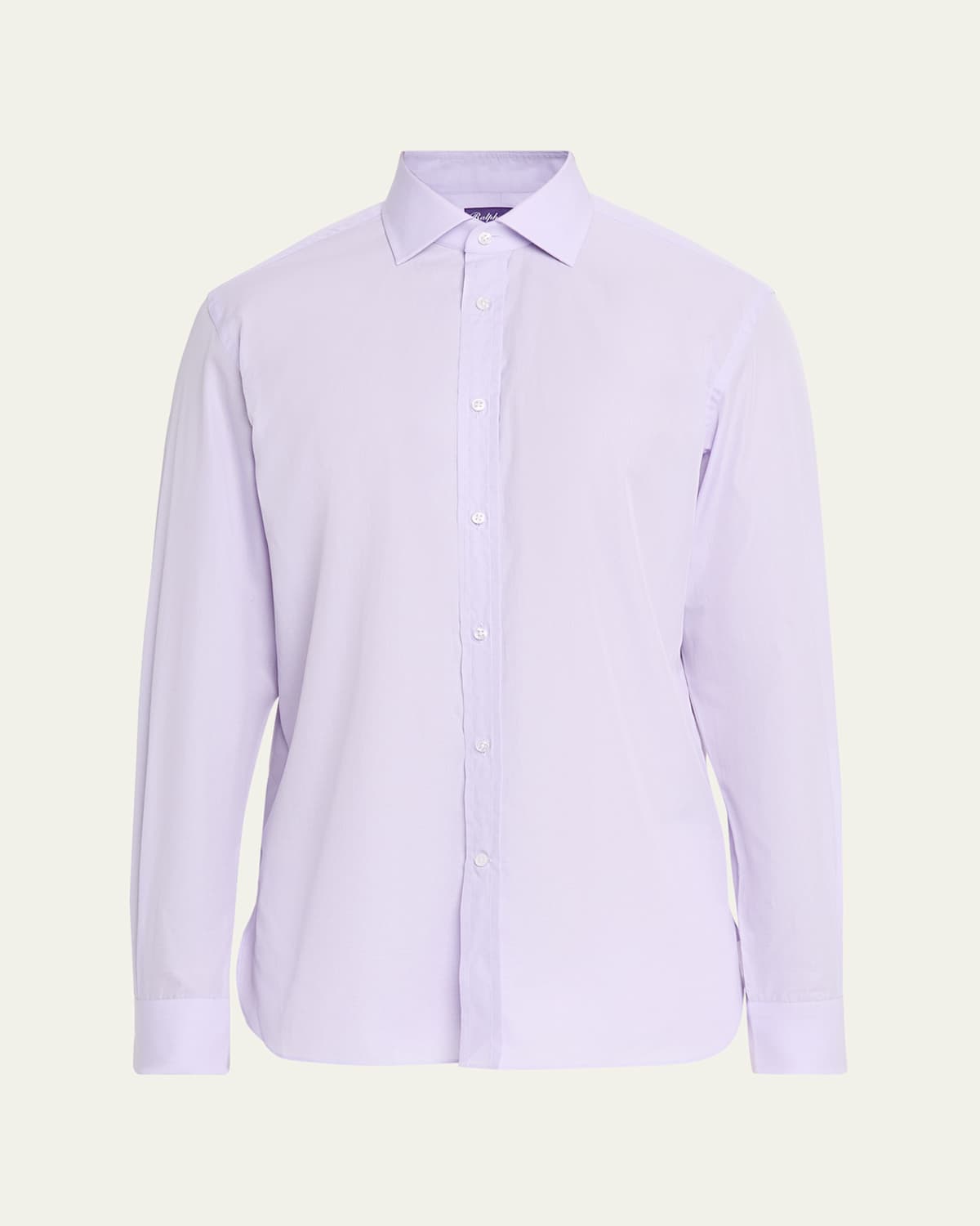 Ralph Lauren Men's Cotton Micro-houndstooth Classic Fit Sport Shirt In Purple