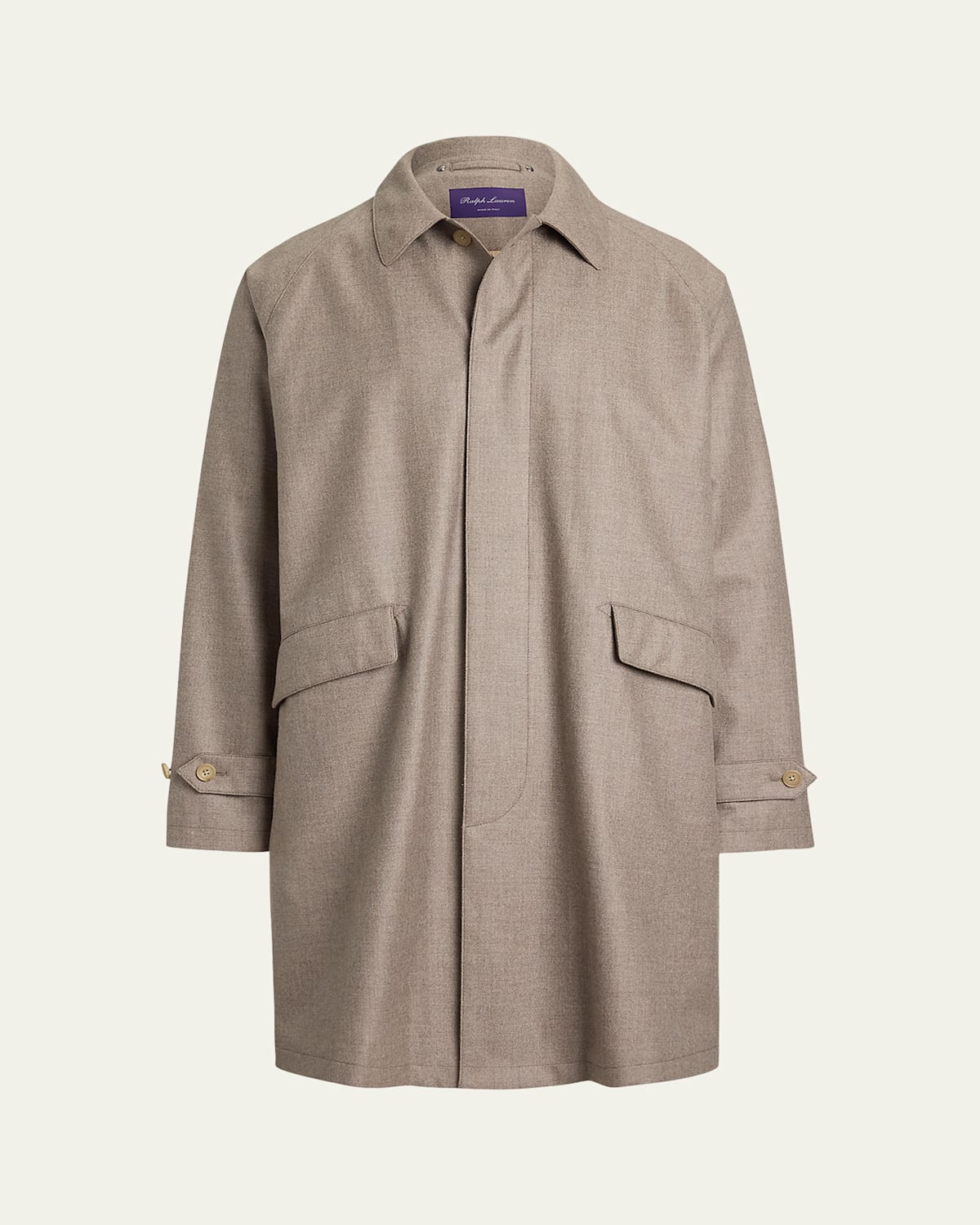 Ralph Lauren Men's Waldridge Wool And Cashmere Walking Coat In Neutral