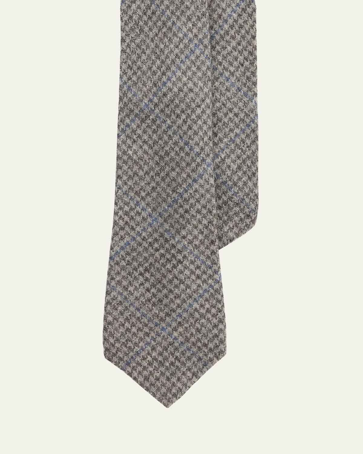 Ralph Lauren Purple Label Men's Wool Houndstooth Tie