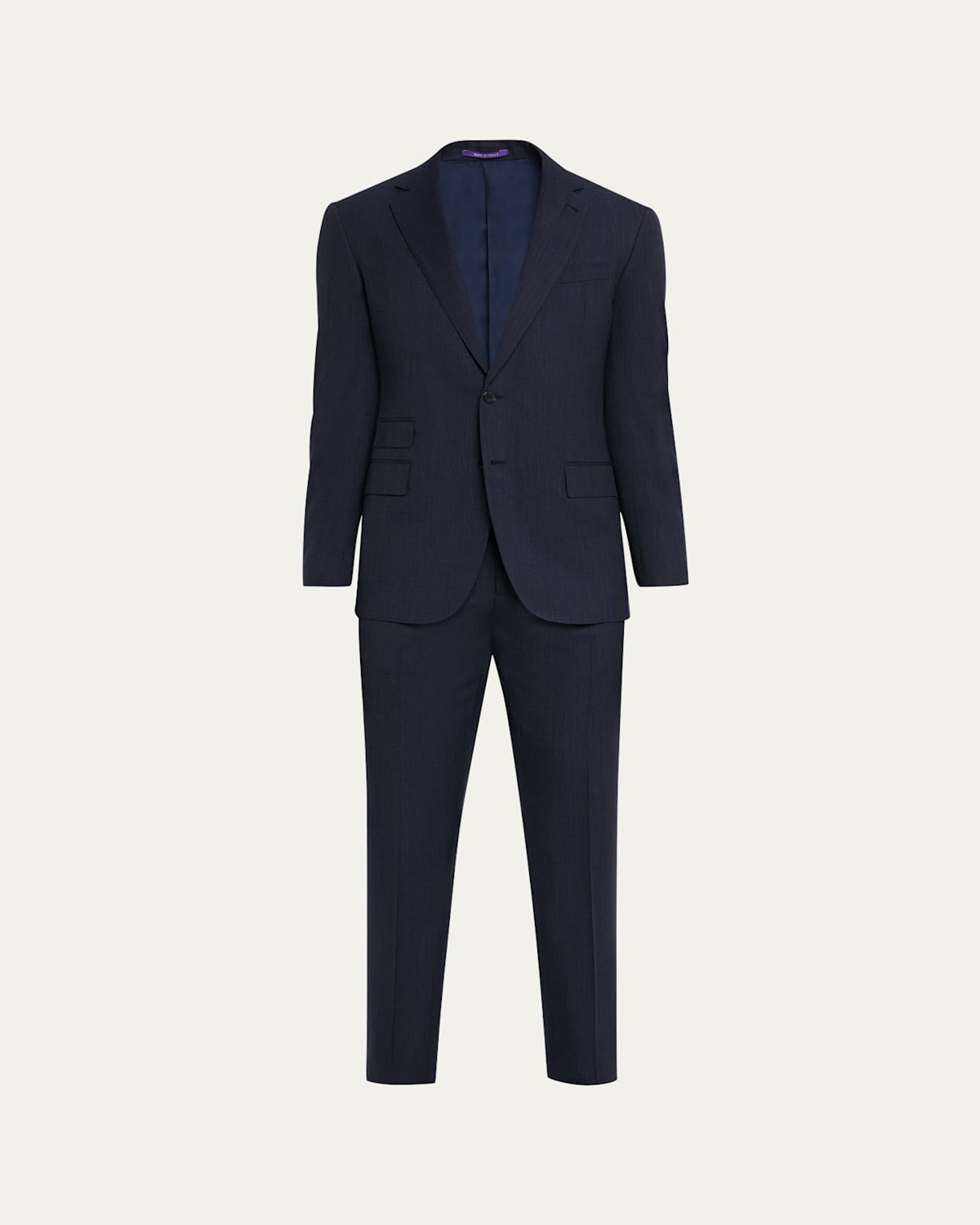 Ralph Lauren Men's Kent Wool And Cashmere Pin-dot Suit In Multi