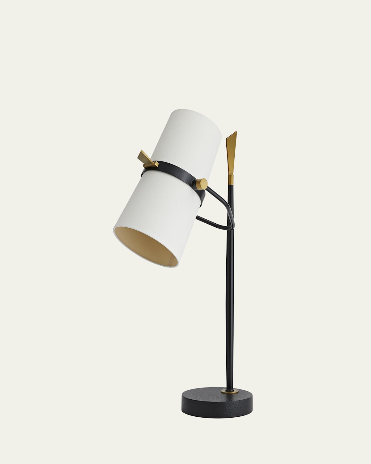 Arteriors Yasmin 28" Adjustable 2-light Table Lamp In Black
