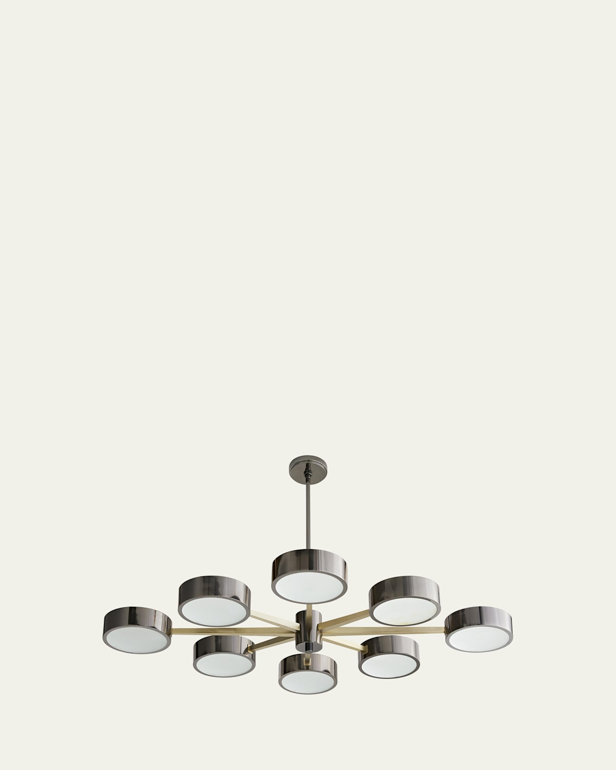 Arteriors Linus 52" 8-light Starburst Chandelier In Black