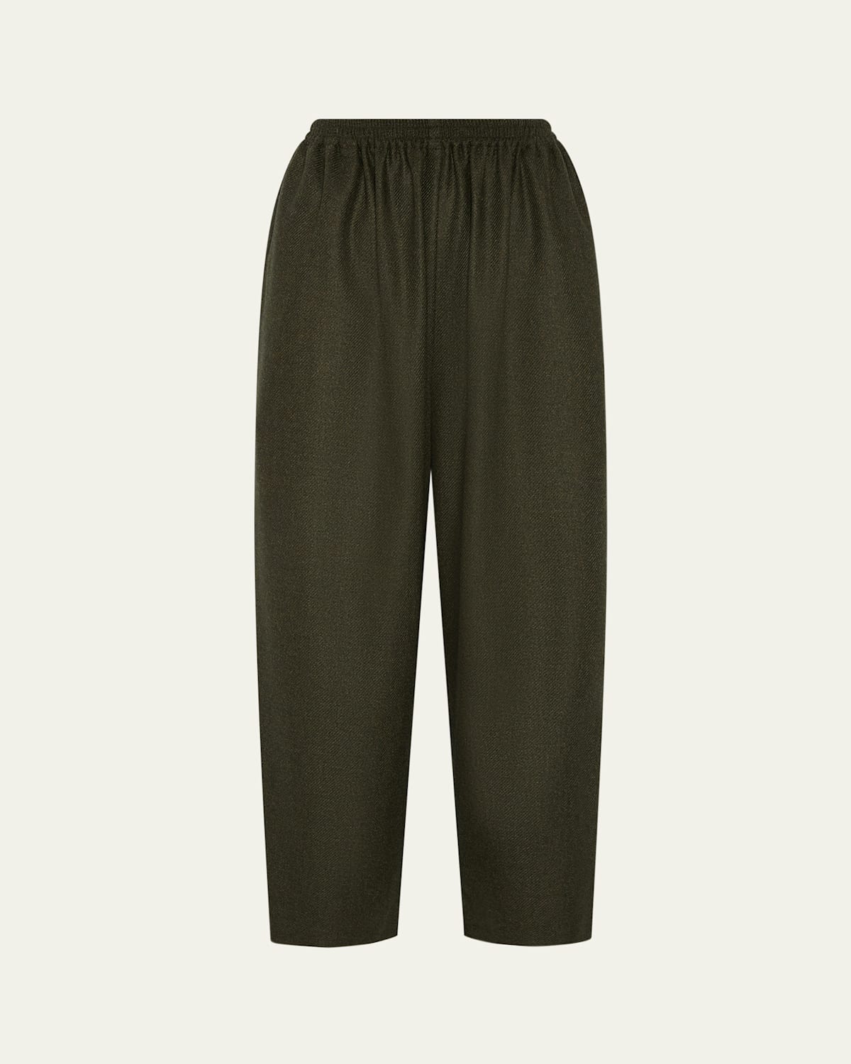 Eskandar Longer Japanese Trousers With Ankle Slits