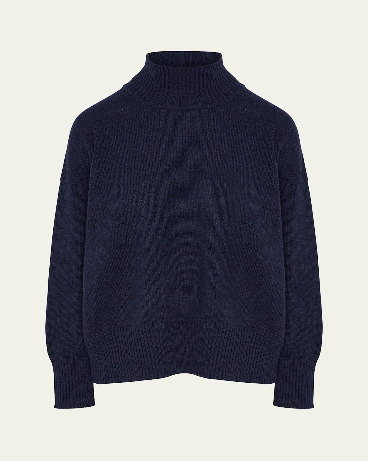 Eskandar Small Long Sleeve High Neck Sweater (mid Length)