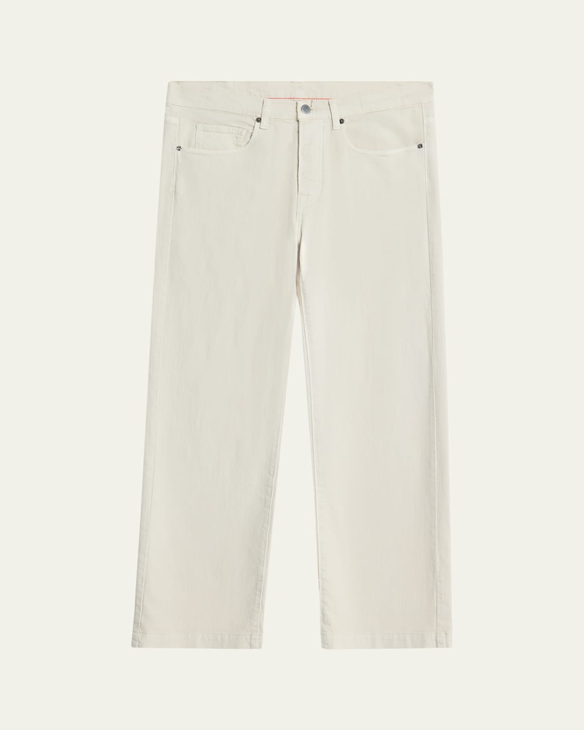 Massimo Alba Men's Straight Fit Five-pocket Pants In White