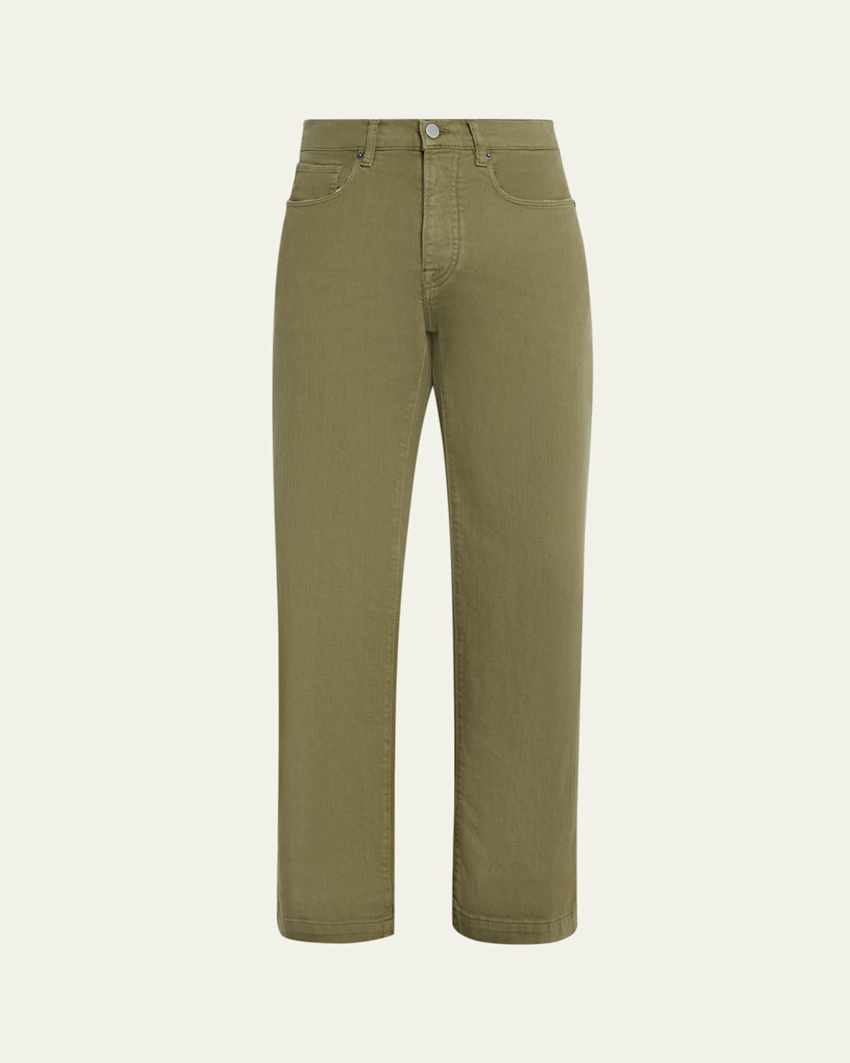 Massimo Alba Men's Straight Fit Five-pocket Pants In Green