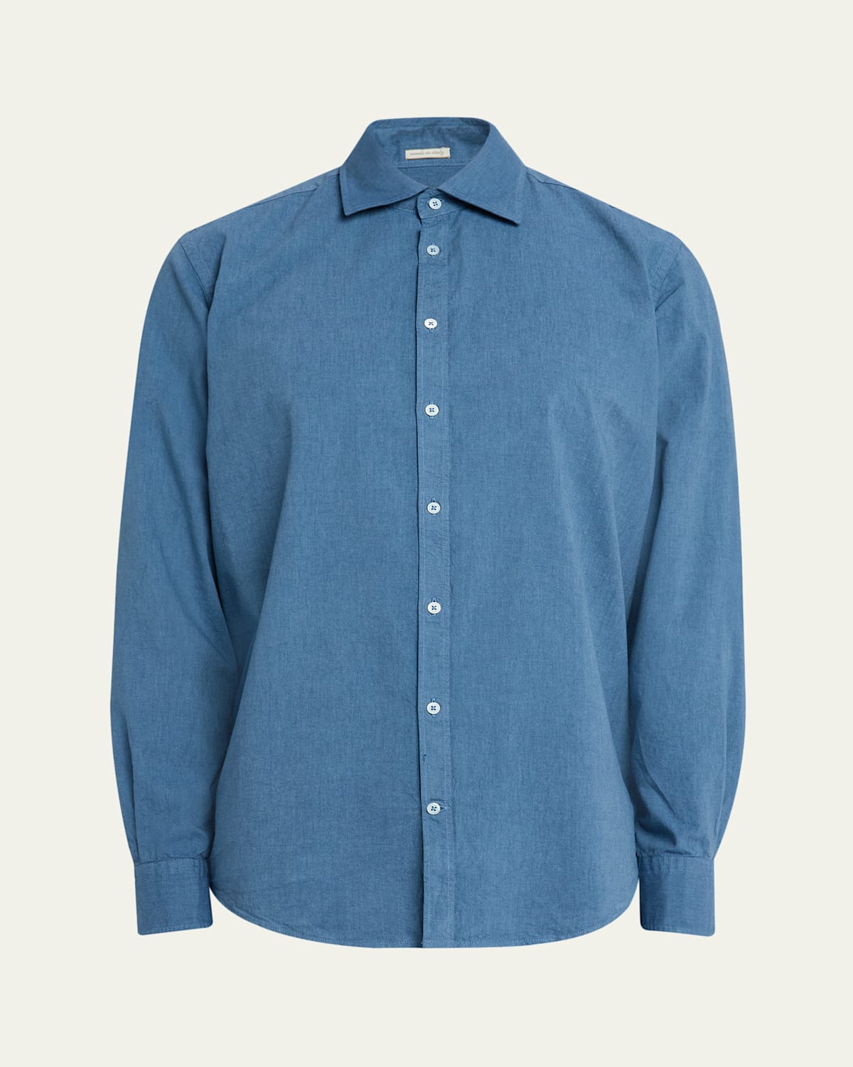 Men's Genova Chambray Watercolor Shirt