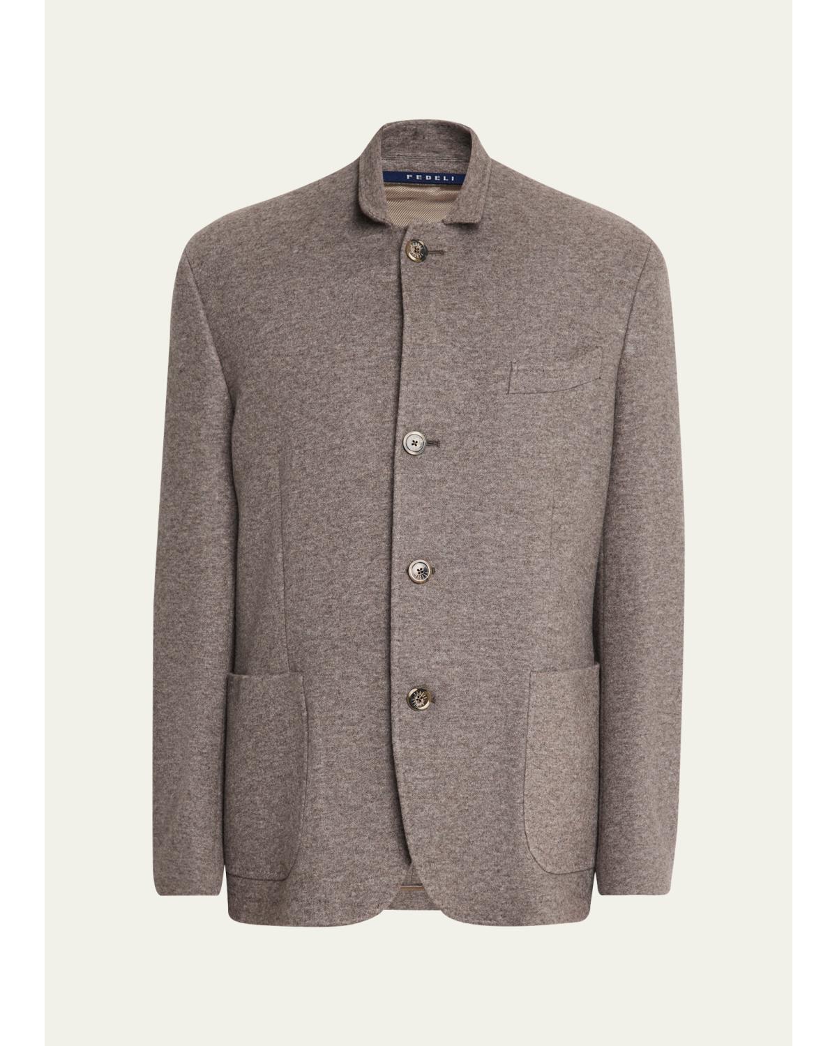 Men'S Double-Face Cashmere Chore Jacket