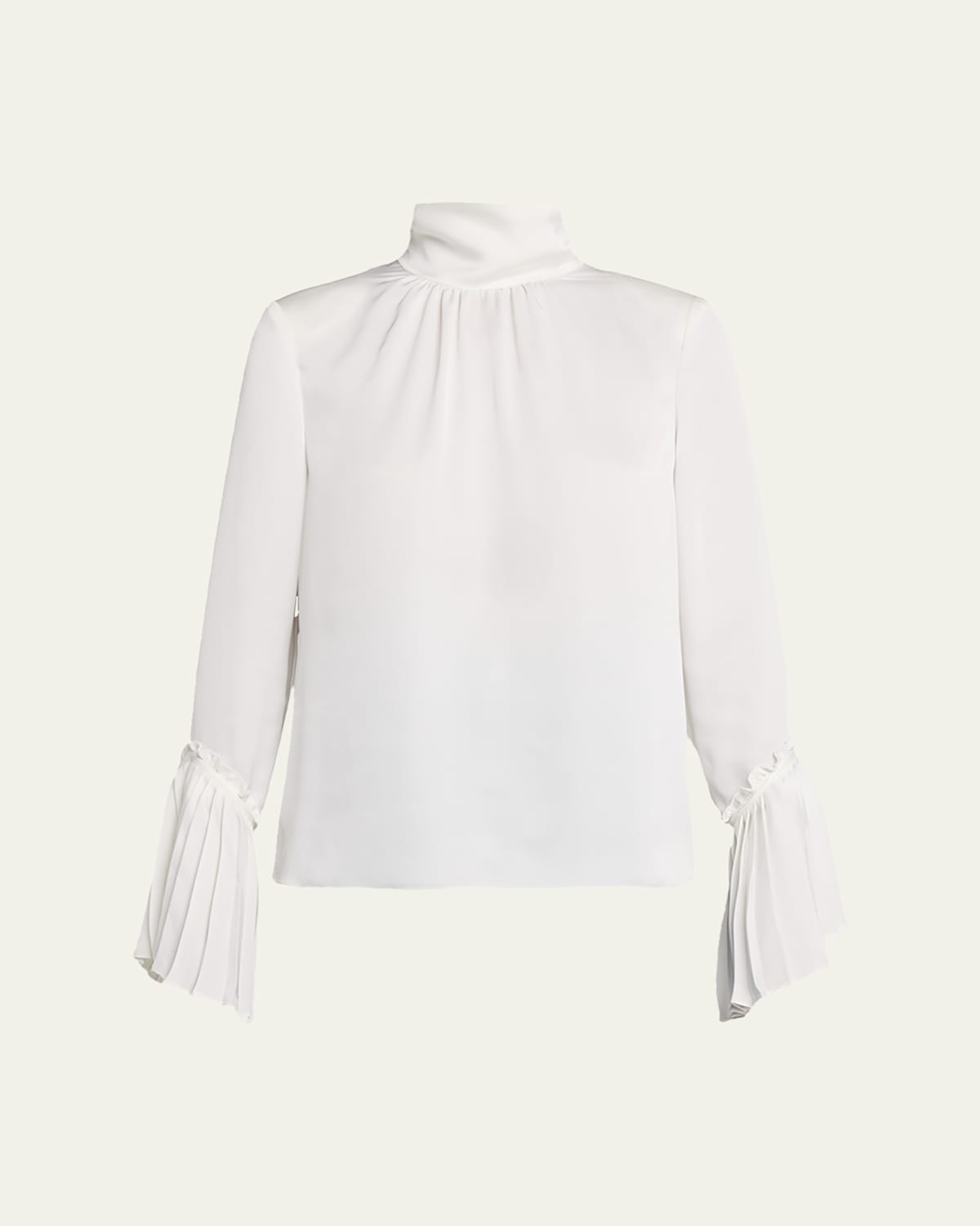 Ramy Brook Christy Ruffle-cuff Blouse In White