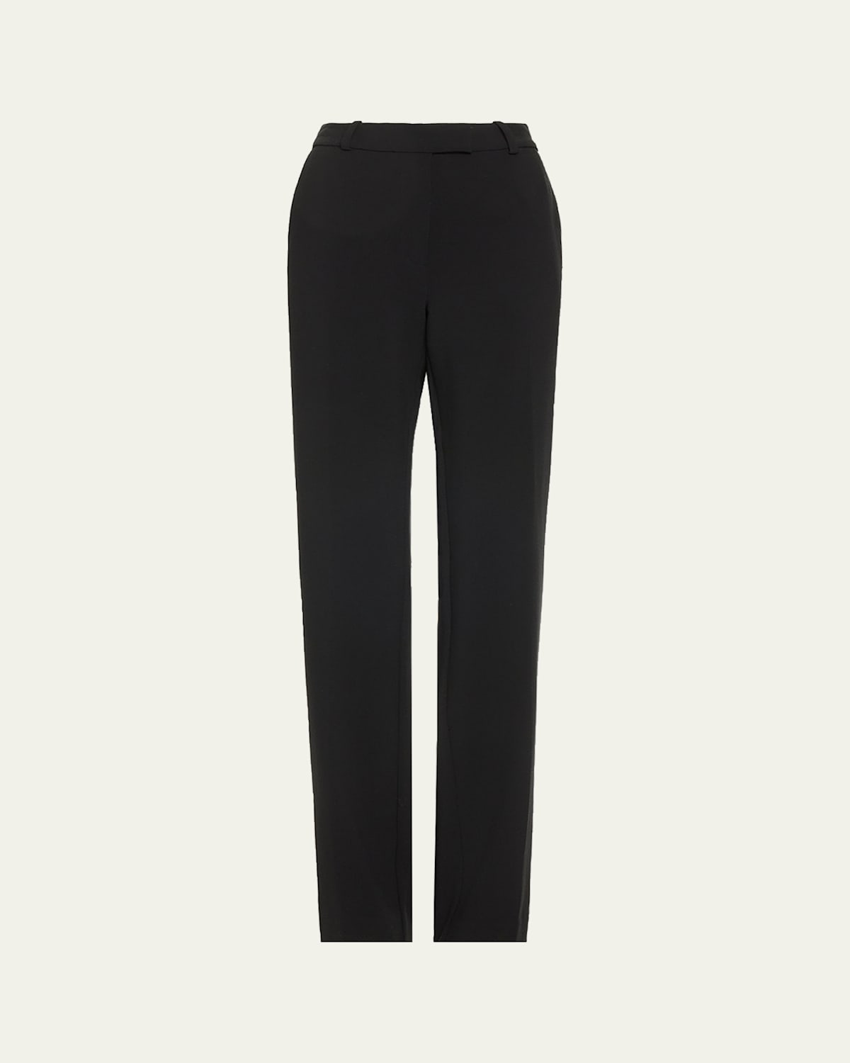 Ramy Brook Doug Straight-leg Pants In Black