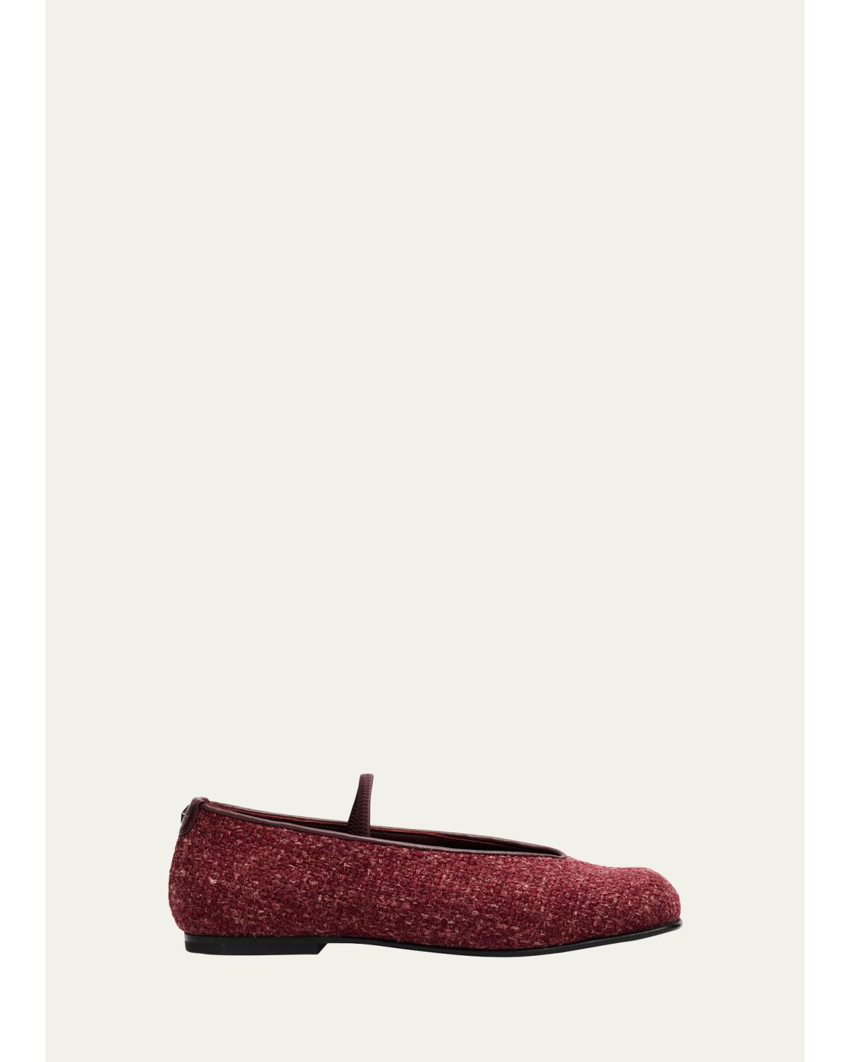 Bulla Cara Tweed Ballerina Flats