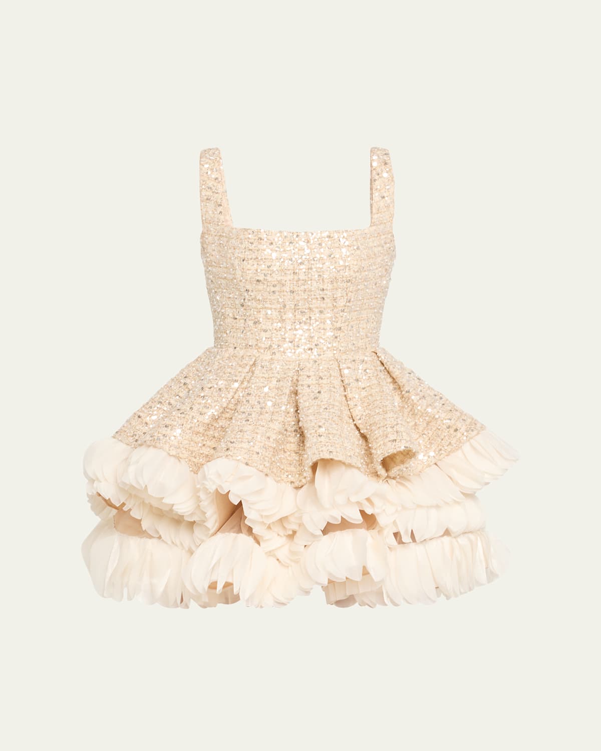 Bronx And Banco Catalina Mini Dress In Neutral