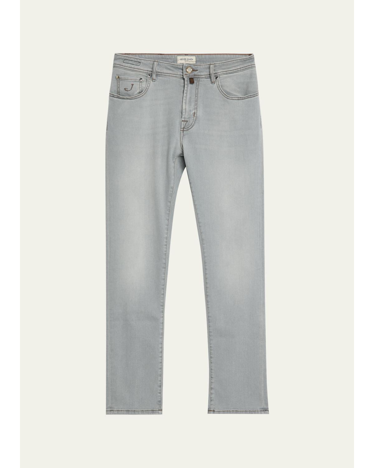 Men'S Bard Grey Denim Slim
